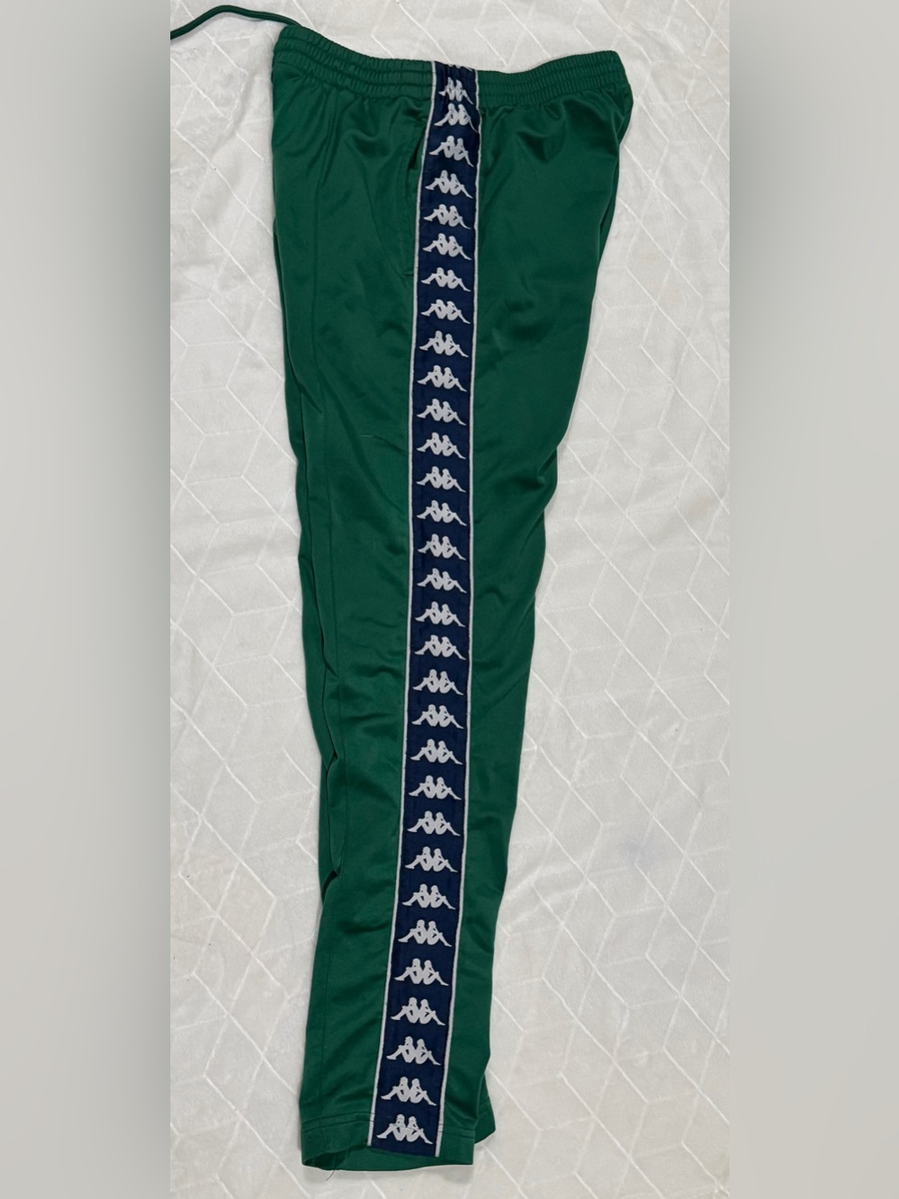 Kappa Authentic Banda Rastoria Pants Green & Blue Size Small
